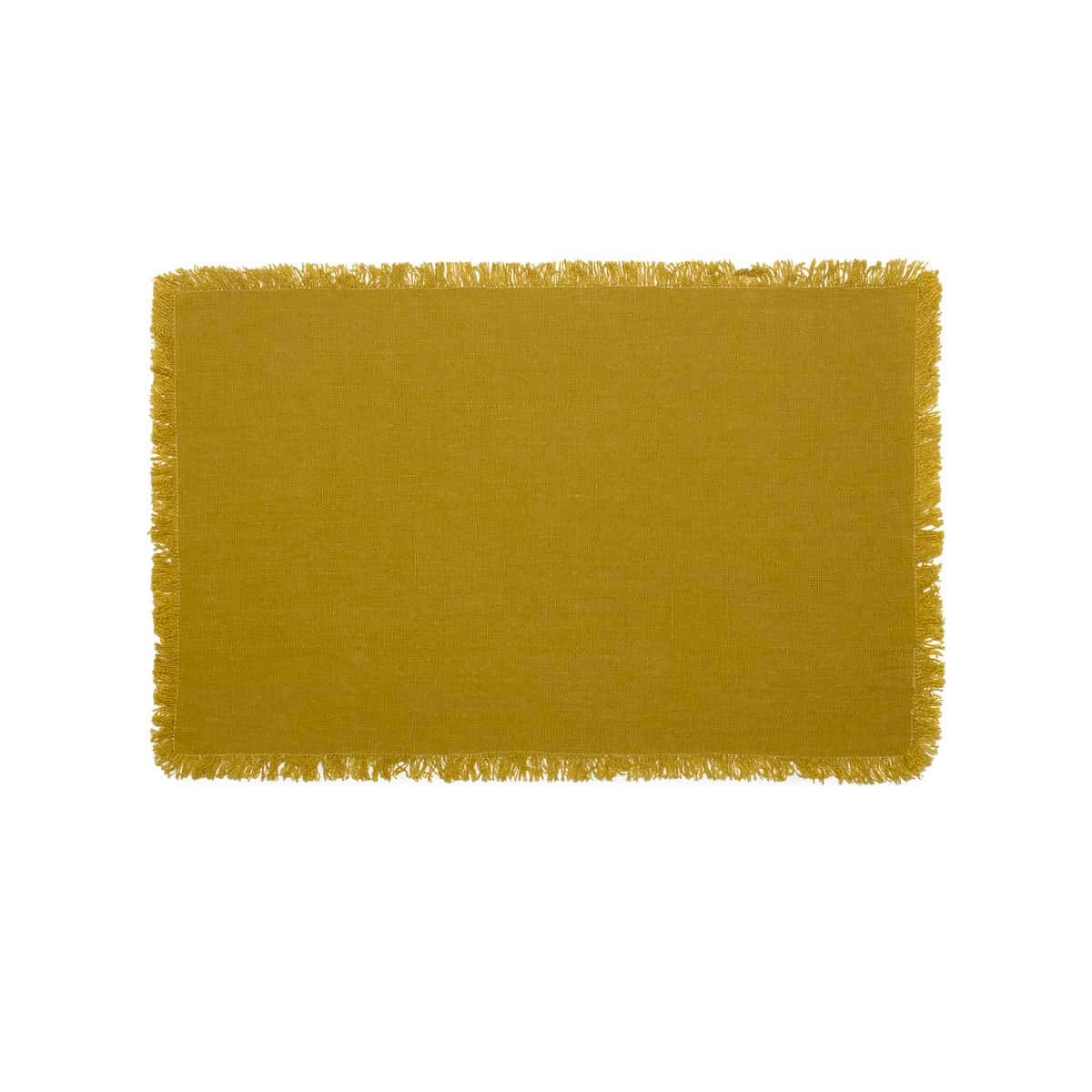 Set De Table Moutarde Un Chic Fou 100 Lin Bio Et Responsable Set de table moutarde un chic fou 100 lin bio et responsable